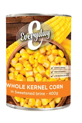 Whole Kernel Corn from South Africa supplied by Giants Canning - Yellow Maize (Corn)
