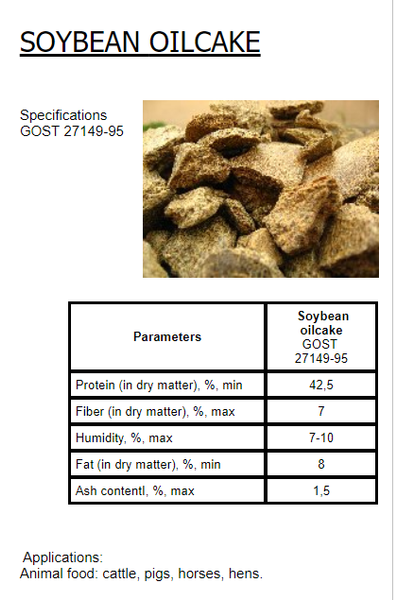 Soybean Meal from 우크라이나 supplied by Nizhynsky Zhyrkombinat - Meal 대두박