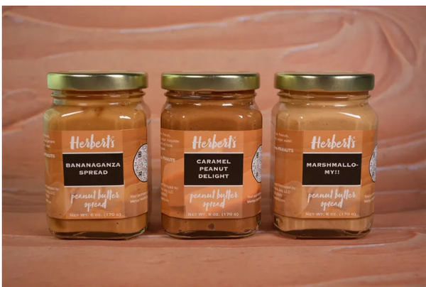 Peanut Butter from 미국 supplied by Herbert's Wine Jelly LLC - Individually Wrapped (=IW) 땅콩버터