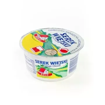 Cottage Cheese from 폴란드 supplied by Okręgowa Spółdzielnia MLECZARSKA W KOLE - Individually Wrapped (=IW) 코티지 치즈