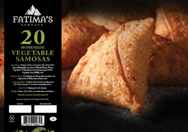 Samosa from 영국 supplied by Fatima's Samosas Limited - Pre-Baked 베이커리 및 빵류
