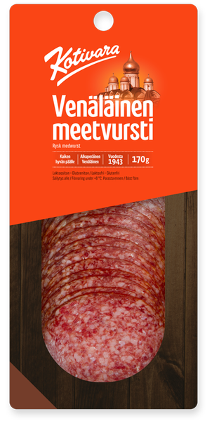 Russian Meat Sausage from 핀란드 supplied by Kotivara - Pork Sausage 소시지