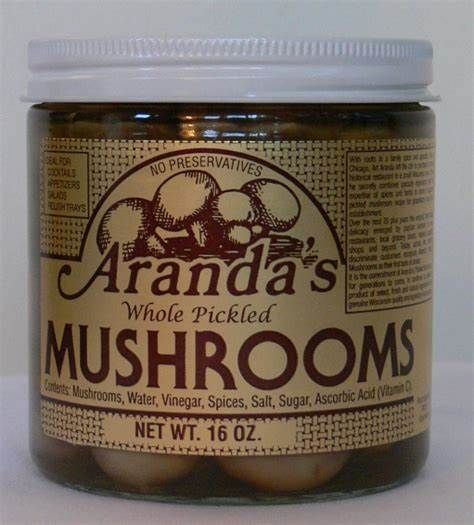 Pickled Mushrooms from 미국 supplied by Aranda's Pickled Mushrooms - Jar 버섯 가공품