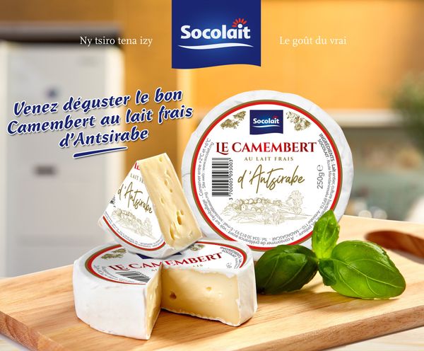 Camembert Cheese from 마다가스카르 supplied by SOCOLAIT - Round 까망베르 치즈