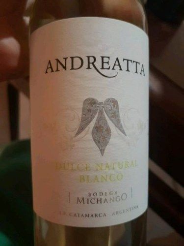 Andreatta Dulce Natural Blanco from 아르헨티나 supplied by Bodega Michango - 디저트 와인