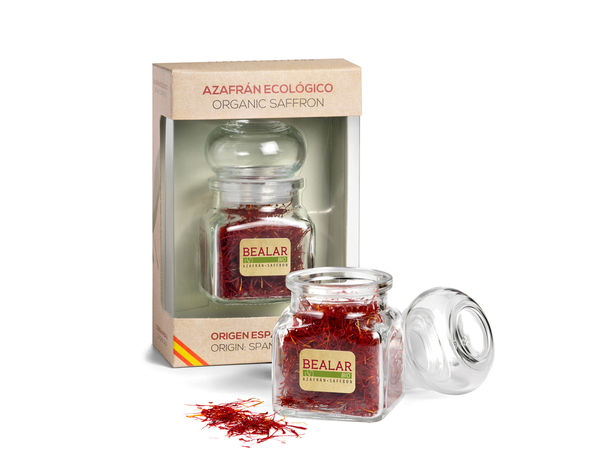 Organic saffron from Spain supplied by BEALAR SL - Individually Wrapped (=IW) Saffron
