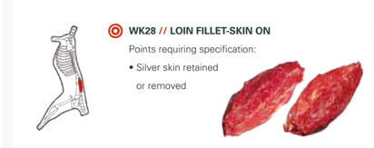 Frozen Kangaroo Loin Fillet Skin-On from 호주 supplied by Macro Group Australia - Frozen 캥거루고기