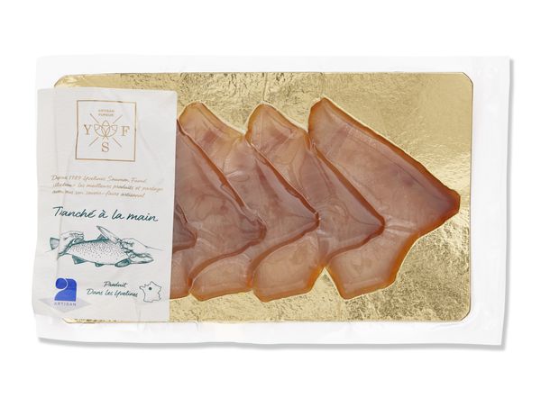 Smoked White Tuna from 프랑스 supplied by YSF - YVELINES SAUMON FUME - Sliced 참치