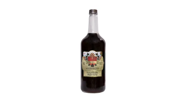 1 Liter Pure Canadian Maple Syrup from 캐나다 supplied by Alleghanys Maple Farms Inc. - Very Dark Color (=Strong Taste) 메이플 시럽