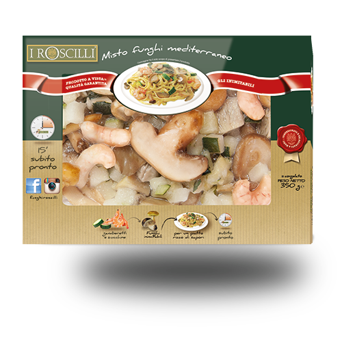 Mixed Mediterranean Mushrooms from Italy supplied by I Roscilli - Sliced Other Fresh Mushrooms