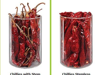 Dried Chili from 인도 supplied by Robust Trade Links Dmcc - Stemless (=Without Stem) 말린 통고추