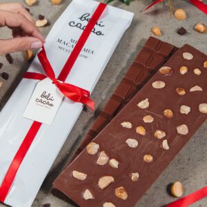 Milk Macadamia Chocolate Bar from 엘살바도르 supplied by Belu Cacao - Sweet Chocolate 초콜릿