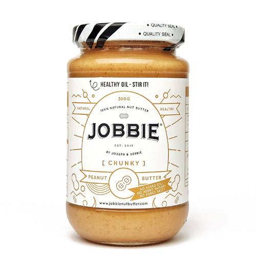 Chunky Pure Peanut Butter 380grams from 말레이시아 supplied by Jobbie Sdn Bhd - 땅콩버터