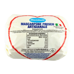 Mascarpone Cheese from 이탈리아 supplied by CASEIFICIO MAMBELLI - Block 마스카르포네 치즈