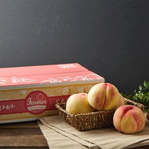 Fresh Peach from South Korea supplied by Hanbando Agricultural Corporation - White Skin Color Fresh Peach