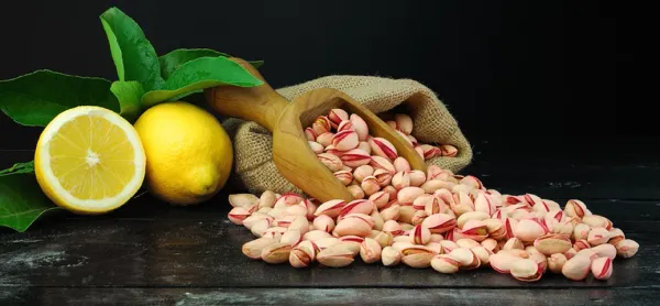 Shelled Pistachio with Lemon from Greece supplied by G.E.T - Shelled (=Kernel) Pistachio Kernel