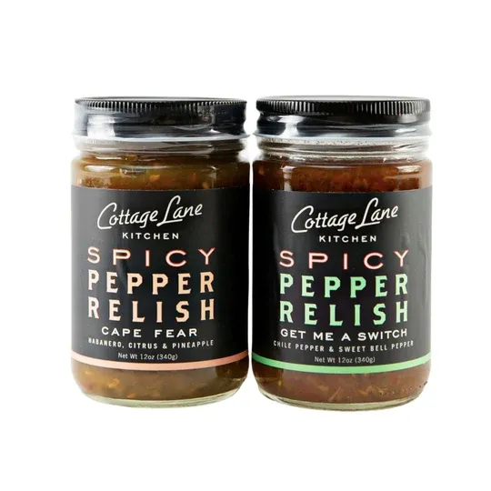 Spicy Pepper Relish from 미국 supplied by Cottage Lane Kitchen - Preserved - in Sauce 통조림 또는 병에 든 고추
