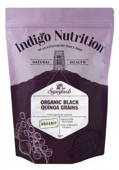Organic Black Quinoa from 영국 supplied by Indigo Herbs - Modified Atmosphere Packaging (=MAP) 퀴노아