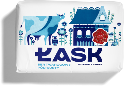 Cottage Cheese from 폴란드 supplied by Okręgowa Spółdzielnia Mleczarska w Łasku - Individually Wrapped (=IW) 코티지 치즈