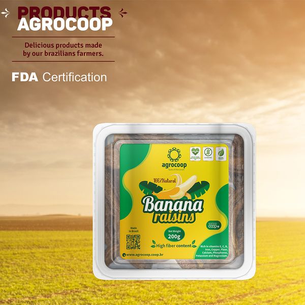 Banana Raisins Special from 브라질 supplied by Agrocoop - 바나나 가공품