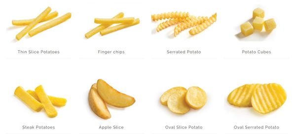 Potato cuts from 튀르키예 supplied by Sanpa Gida - Cut - Straight 신선 일반 감자
