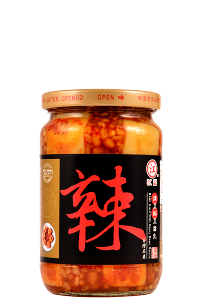 Bean Curd with Spicy Bean Sauce from Taiwan supplied by XIN-PENG-LAI FOODS CO., LTD. - Soft Tofu