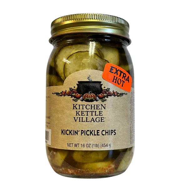 Pickled cucumber from 미국 supplied by Kitchen Kettle Village - Jar 오이 가공품
