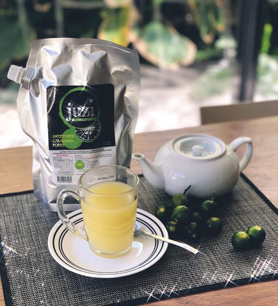 Sweetened Calamansi (Lime) Puree from 필리핀 supplied by Nublends Corporation - Green 신선 라임