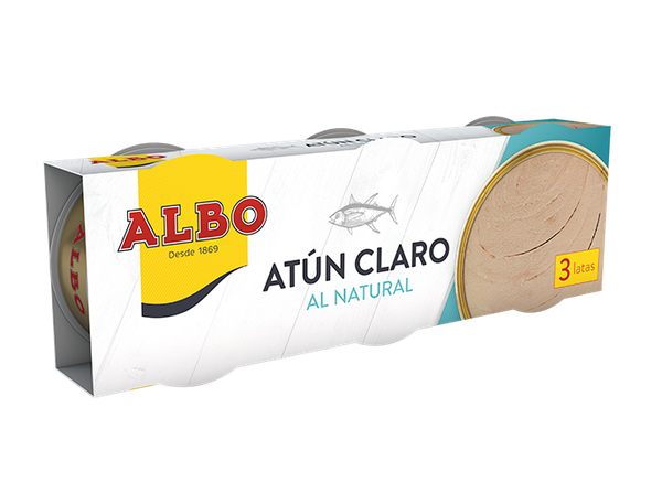 Natural light tuna from 스페인 supplied by Hijos de Carlos Albo, S.L. - Natural Light 참치 통조림