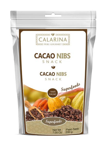 Cocoa Nibs from Peru supplied by Calarina gourmet - Cocoa Nibs (=Cacao Nibs) Cocoa Bean