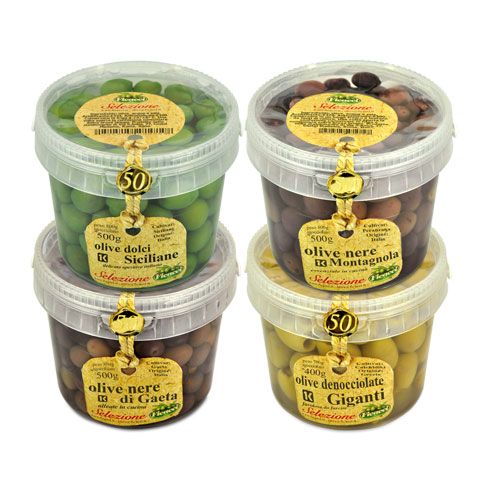 Olives from 이탈리아 supplied by Ficacci - Jar 올리브 가공품