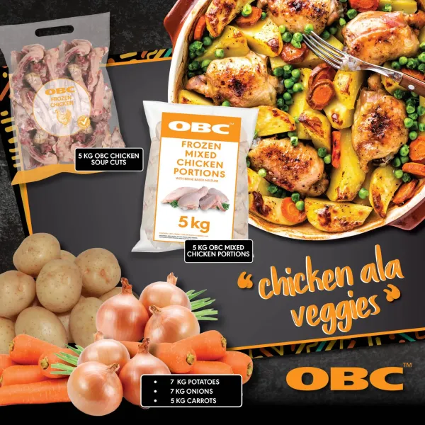 Frozen Mixed Chicken Portions from 남아프리카공화국 supplied by OBC Chicken - Frozen 냉동 닭고기 부위