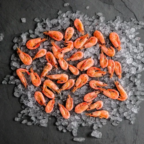 Prawns from 영국 supplied by Fish For Thought Limited - Red Tiger Shrimp (=Caridina cantonensi) 냉동 새우