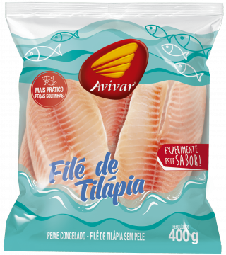 Frozen Tilapia Fillet from Brazil supplied by Avivar Alimentos - Frozen Frozen Tilapia Fillet