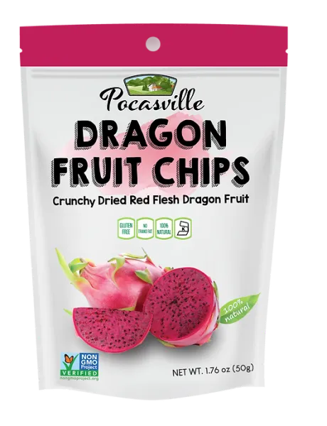 Dragon Fruit Chips from United States supplied by Pocas International - Chips Dried Dragon Fruit