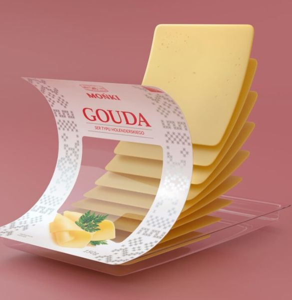 Gouda Cheese from 폴란드 supplied by MSM Monki - Sliced 고다 치즈