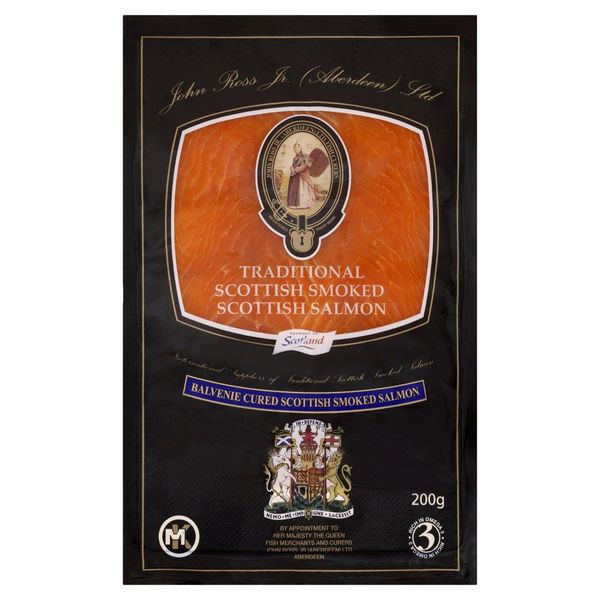 Smoked Salmon from 영국 supplied by John Ross Jr. (Aberdeen) Ltd. - Vacuum Packed (=VAC) 훈제 연어