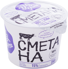 Sour Cream from Russia supplied by LLC Agrivolga - 15 Sour Cream