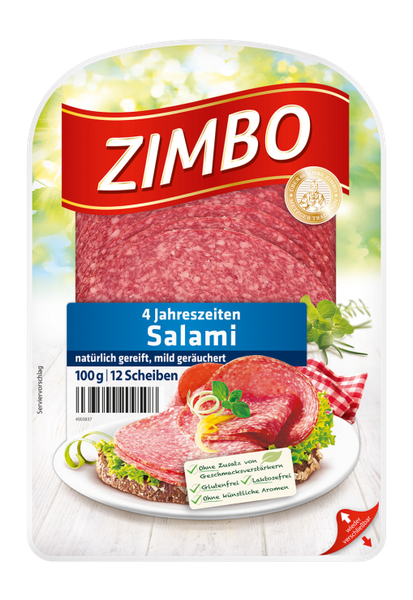 4 seasons salami from 독일 supplied by Bell Germany GmbH & Co. KG - Pre-Cooked 살라미