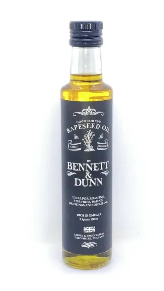 Original Cold Pressed Rapeseed Oil from United Kingdom supplied by Bennett & Dunn - Yellow Crude Canola Oil & Rapeseed Oil