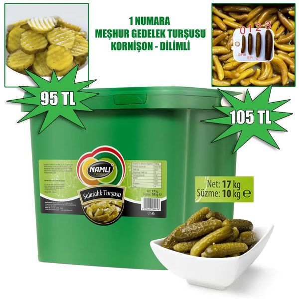 Pickled Cucumber from 튀르키예 supplied by Namlı Zeytinleri - As per customer's request 오이 가공품