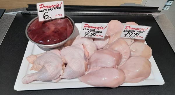 Chicken Cuts from 폴란드 supplied by Przedsiębiorstwo Wielobranżowe "ARAD" Wołczyk, Szpak - Fresh (=Chilled=Raw) 냉동 닭고기 부위