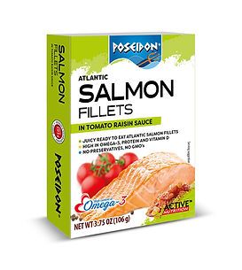 Salmon Fillet from 미국 supplied by Fish Processing Losos - Preserved (=Canned) 연어 가공품