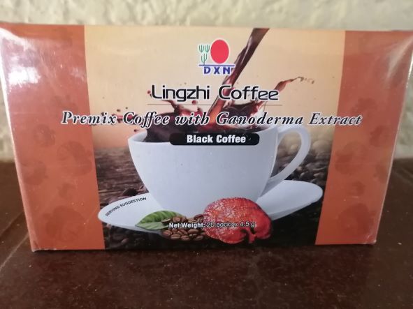Lingzhi Black Coffee from Malaysia supplied by DXN International - Blend Instant Coffee