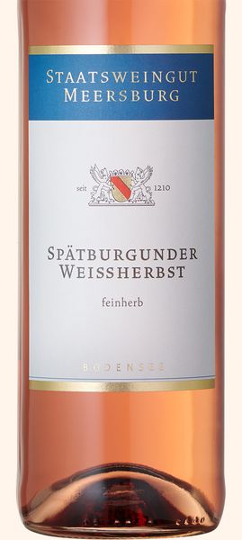 2020 Gutswein Pinot Noir Weissherbst from 독일 supplied by Staatsweingut Meersburg - 로제 와인