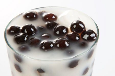 Tapioca Starch Pears from Taiwan supplied by Ting Jean Foods Co. - Cooked - Room Temperature Tapioca Pearl