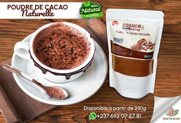 GOSHEN cocoa powder from Cameroon supplied by SOCTRACAO SARL - Brown Cocoa Powder
