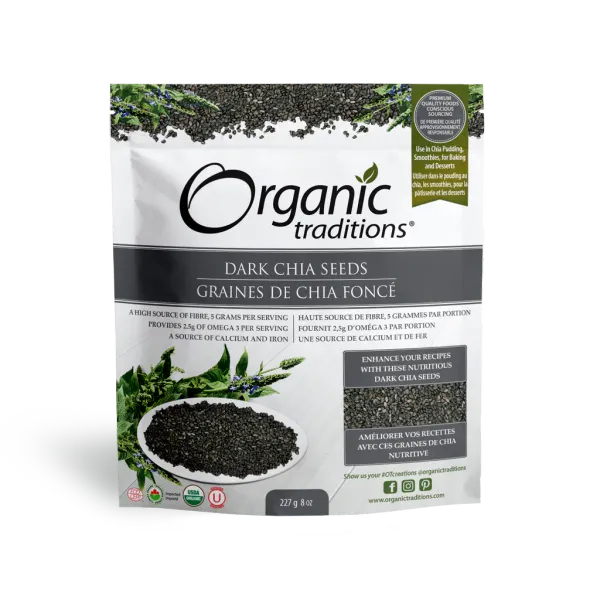 Organic Chia Seeds from 미국 supplied by Health Matters America - Black Varieties 치아 씨