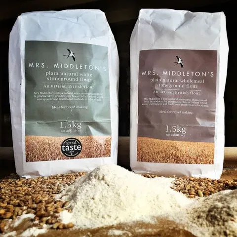 Stoneground Wheat Flour from 영국 supplied by Mrs Middleton's Oil - 단백질: 13% 밀가루
