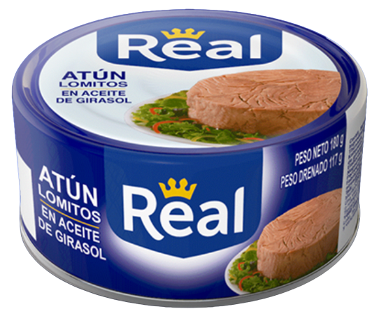 Real Atun from 에콰도르 supplied by NEGOCIOS INDUSTRIALES REAL  S.A - Preserved (=Canned) 참치 통조림